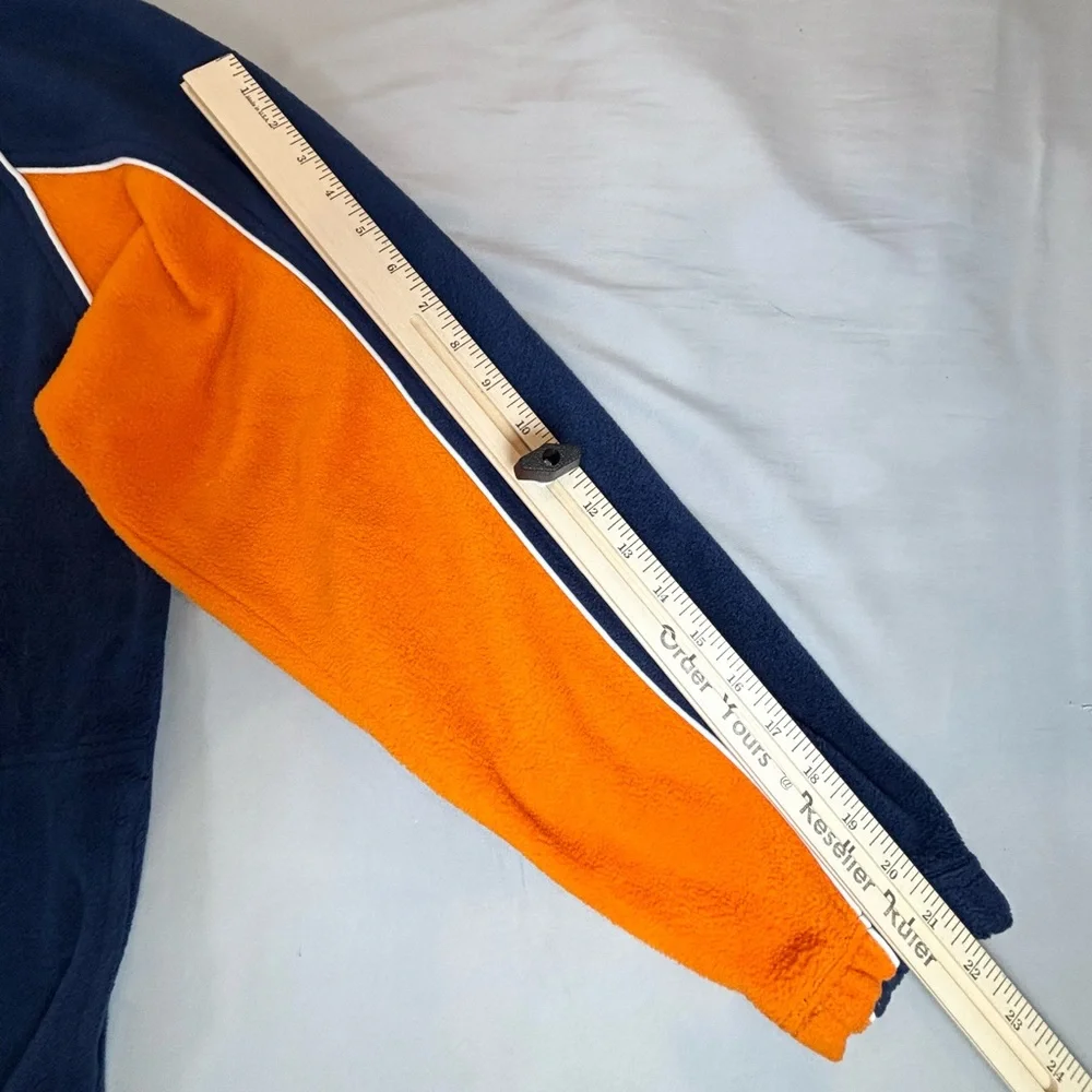 Vtg Russell Athletic 1/4 Zip Fleece Medium University Of Illinois - Picture 4 of 8